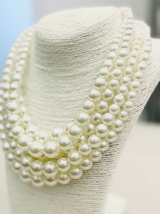 5-Strand Pearl Necklace
