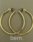 Classic Hoop (bright matte gold)