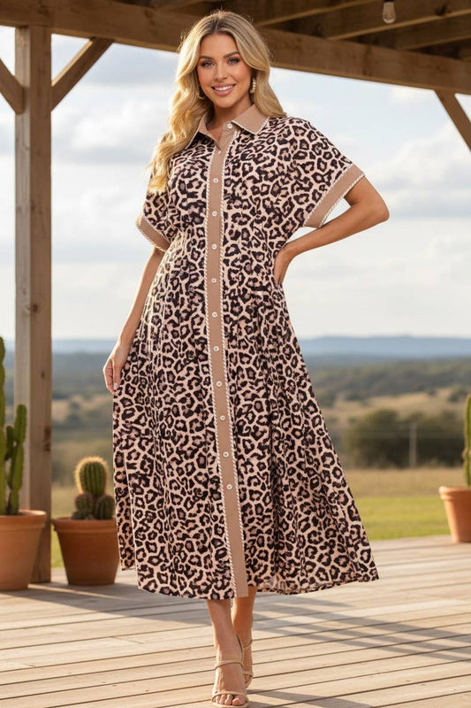 Leopard Midi Dress